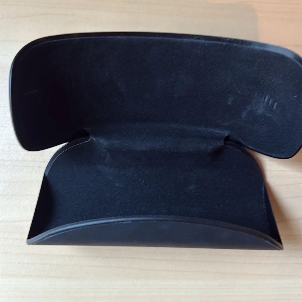 Armani Exchange Glasses Case A|X Black Hard Plastic Eyeglass/Sunglass Case